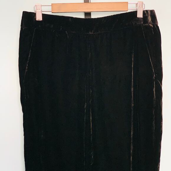 NWT J. Crew Easy Pull On Velvet Pants Size 10 - Picture 3 of 8